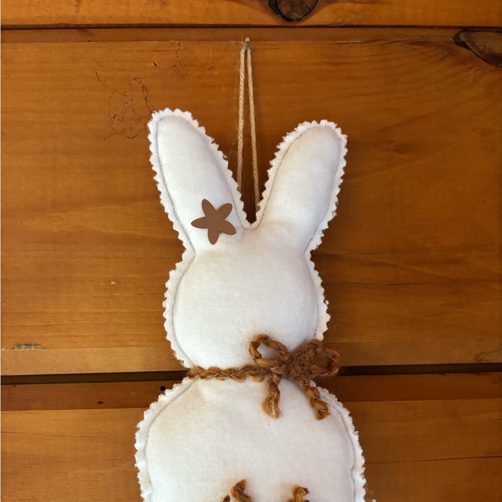 Cream Bunny Hanging Decoration